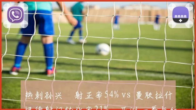 热刺孙兴慜射正率54% vs 曼联拉什福德射门转化率21%,亚洲一哥与红魔飞翼状态分野